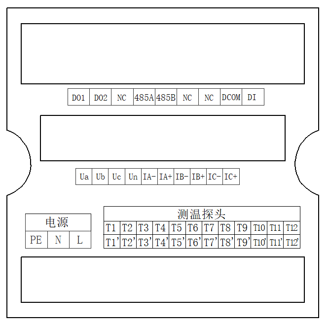 电力多功能仪表96-2端子图